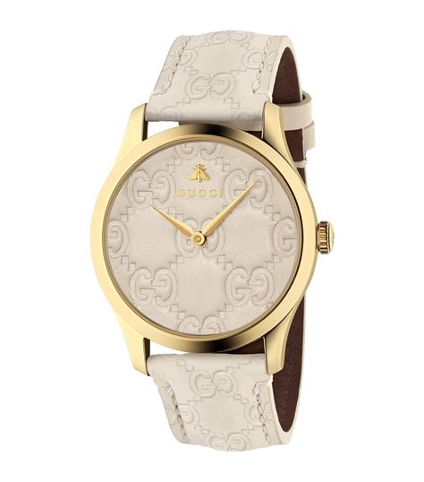 gucci women watch ya125509|Gucci gold pvd watch.